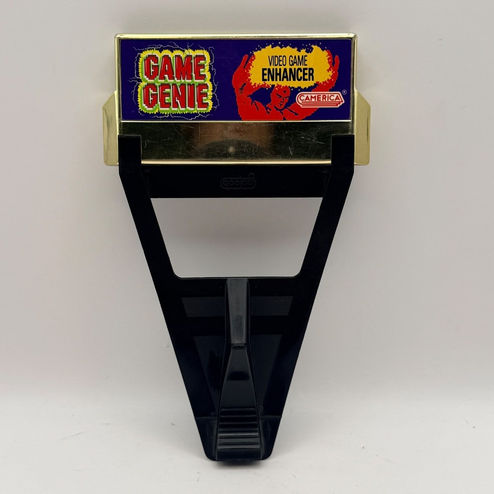 Galoob Game Genie Video Game Enhancer NES Nintendo Cheat Code Adapter Gold